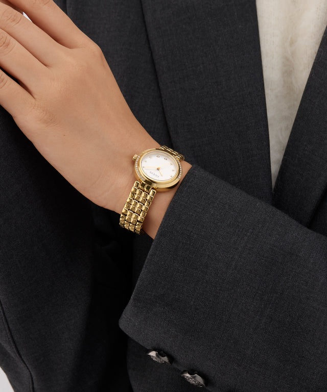 GUESS Ladies Gold Tone Analog Watch - GW0930L2 GUESS GUESS Ladies Gold Tone Analog Watch - GW0930L2 GUESS