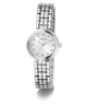 GUESS Ladies Silver Tone Analog Watch angle