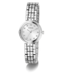 GUESS Ladies Silver Tone Analog Watch angle