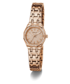 GUESS Ladies Rose Gold Tone Analog Watch angle