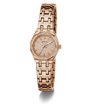 GUESS Ladies Rose Gold Tone Analog Watch angle