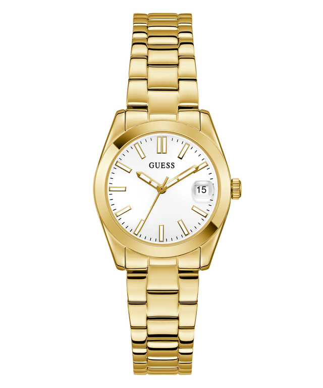 GUESS Ladies Gold Tone Date Watch - GW0934L2 GUESS GUESS Ladies Gold Tone Date Watch - GW0934L2 GUESS