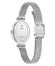 GUESS Ladies Silver Tone Analog Watch with mesh band on a white background