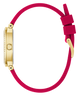 GUESS Ladies Limited Edition Lunar New Year Red Gold Tone Analog Watch with gold case and red strap on a white background