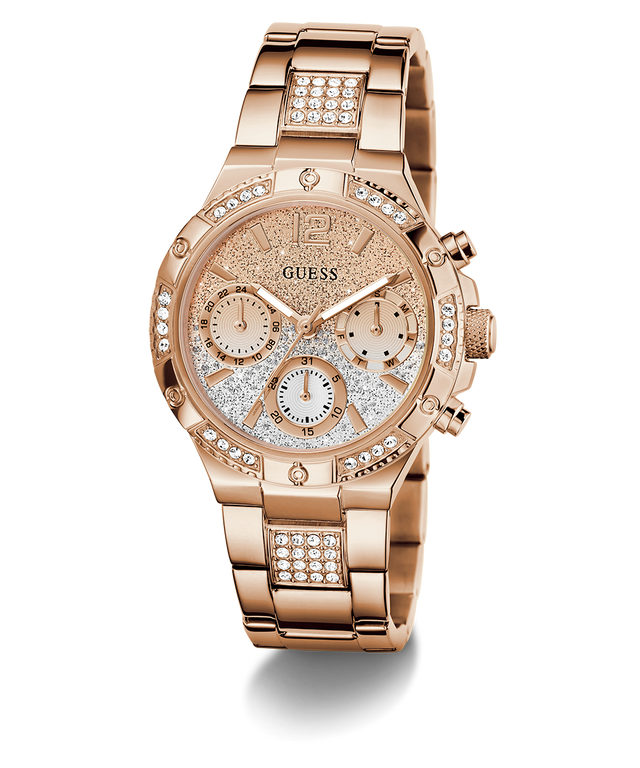 GUESS Ladies Rose Gold Tone Multi-function Watch GW0950L4