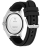GUESS Mens Black Silver Tone Multi-function Watch caseback