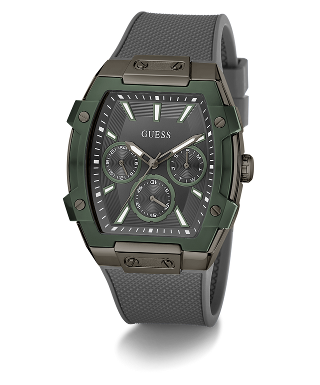 GUESS Mens Grey Gunmetal Multi-function Watch GW0956G3 GUESS