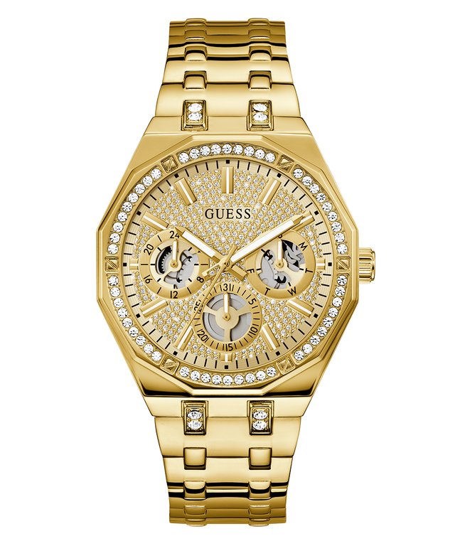 GUESS Mens Gold Tone Multi-function Watch - GW0960G2 GUESS GUESS Mens Gold Tone Multi-function Watch - GW0960G2 GUESS