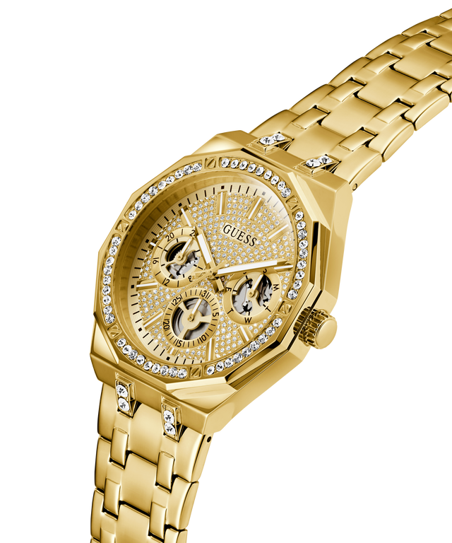 GUESS Mens Gold Tone Multi-function Watch - GW0960G2 GUESS GUESS Mens Gold Tone Multi-function Watch - GW0960G2 GUESS