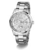 GUESS Mens Silver Tone Multi-function Watch on a white background