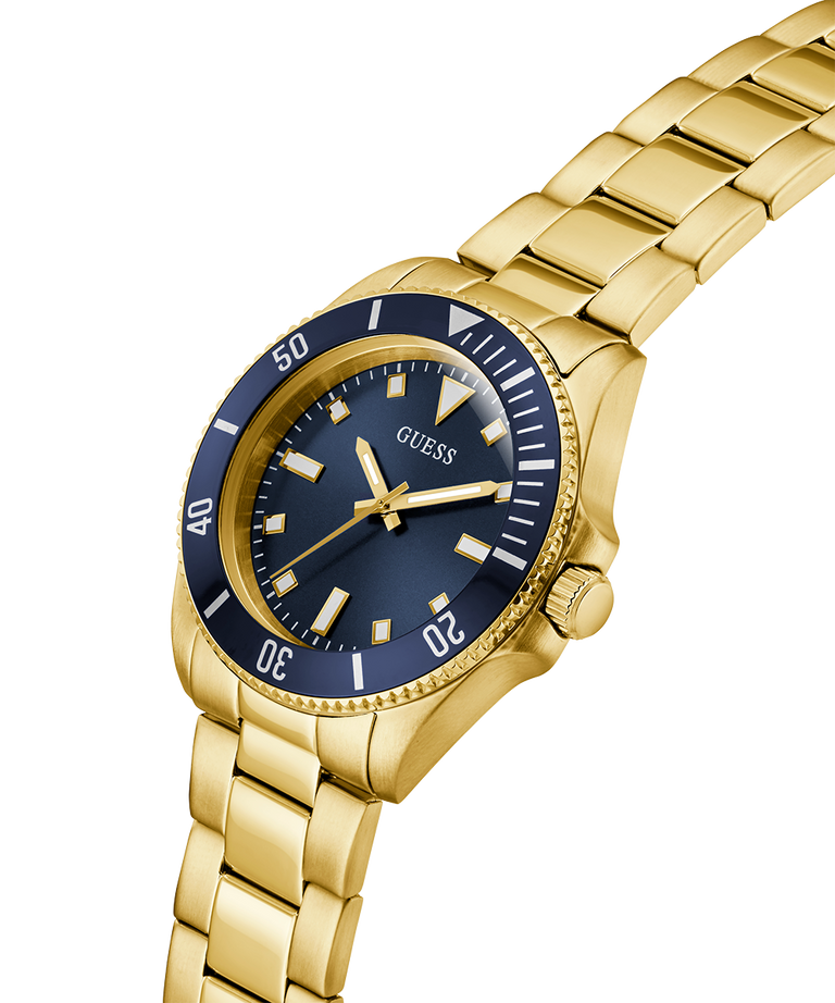 Guess Gold cliff blue dial watch - GW0968G2 GUESS Guess Gold cliff blue dial watch - GW0968G2 GUESS