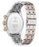 Silver and rose gold GUESS Mens 2-Tone Multi-function Watch with visible brand logo on a white background