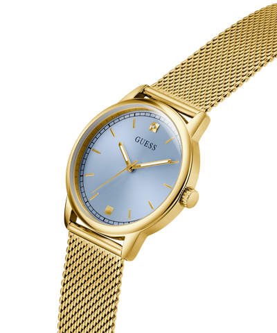 GUESS Mens Gold Tone Analog Watch lifestyle