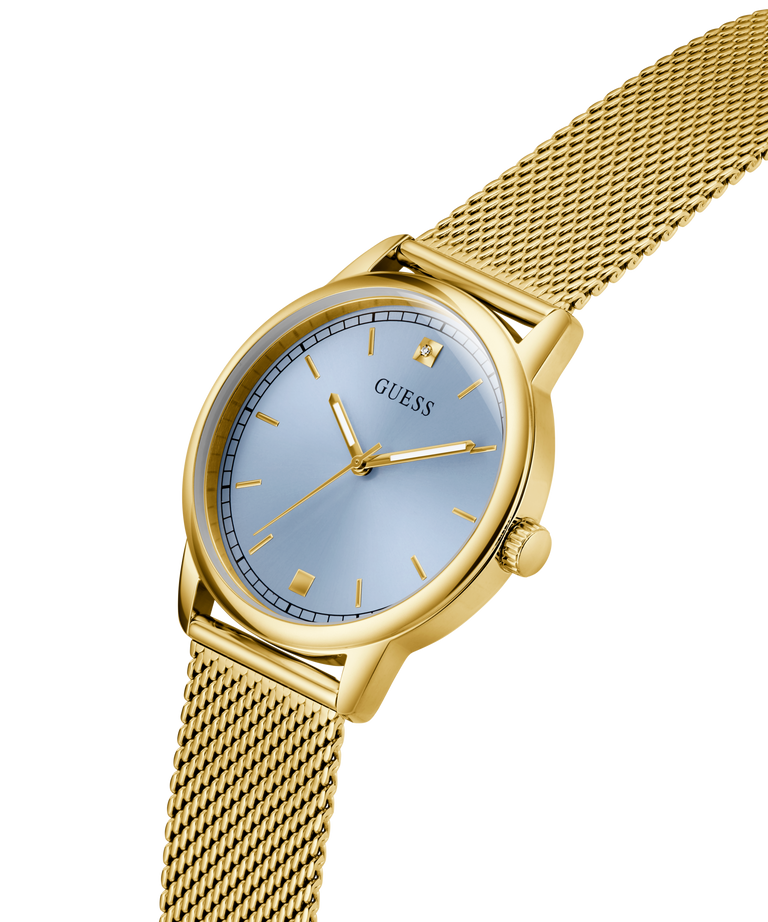 GUESS Mens Gold Tone Analog Watch lifestyle