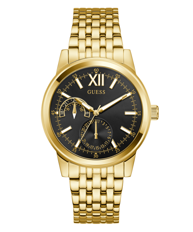 GUESS Mens Gold Tone Multi-function Watch - GW0976G2 GUESS GUESS Mens Gold Tone Multi-function Watch - GW0976G2 GUESS