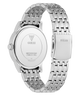 GUESS Mens Silver Tone Multi-function Watch with metal band on a white background