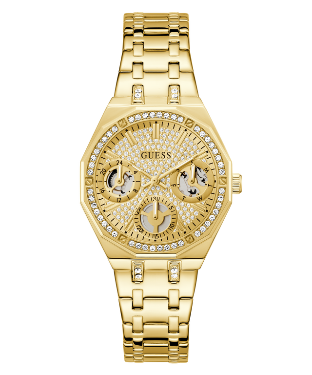 GUESS Ladies Gold Tone Multi-function Watch - GW0988L2 GUESS GUESS Ladies Gold Tone Multi-function Watch - GW0988L2 GUESS