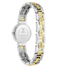 Two-tone silver and gold GUESS Ladies 2-Tone Analog Watch with visible brand logo on a white background