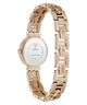 GUESS Ladies Rose Gold Tone Analog Watch with GUESS brand logo on a white background