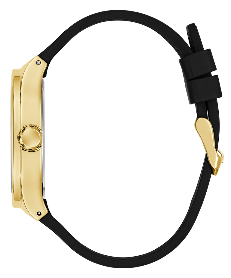 GUESS Headline GW1005G2 Mens Black Gold Tone Analog Watch GUESS GUESS Headline GW1005G2 Mens Black Gold Tone Analog Watch GUESS