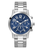 GUESS Mens Silver Tone Analog Watch
