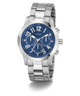 GUESS Mens Silver Tone Analog Watch
