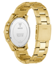 GUESS Mens Gold Tone Analog Watch with GESS brand logo on a white background