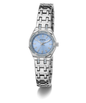 GUESS Ladies Silver Tone Analog Watch angle