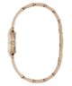 GUESS Ladies Rose Gold Tone Analog Watch strap on a transparent background