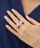GUESS Ladies Small Anna Rose Gold Tone Analog Watch Ring