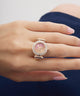 GUESS Ladies Small Anna Rose Gold Tone Analog Watch Ring