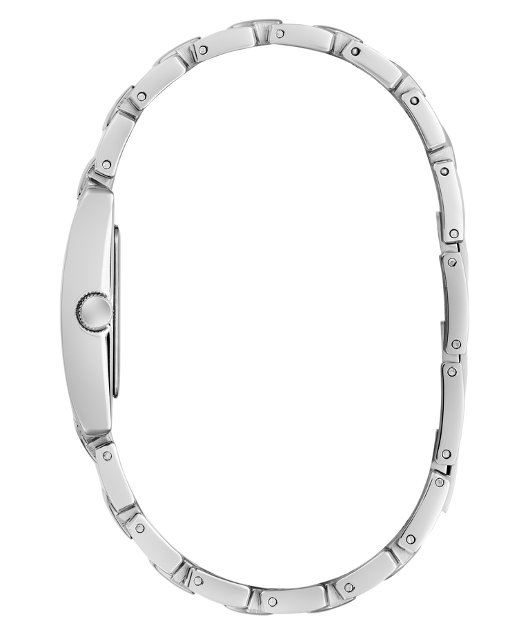 GUESS Ladies Silver Tone Analog Watch