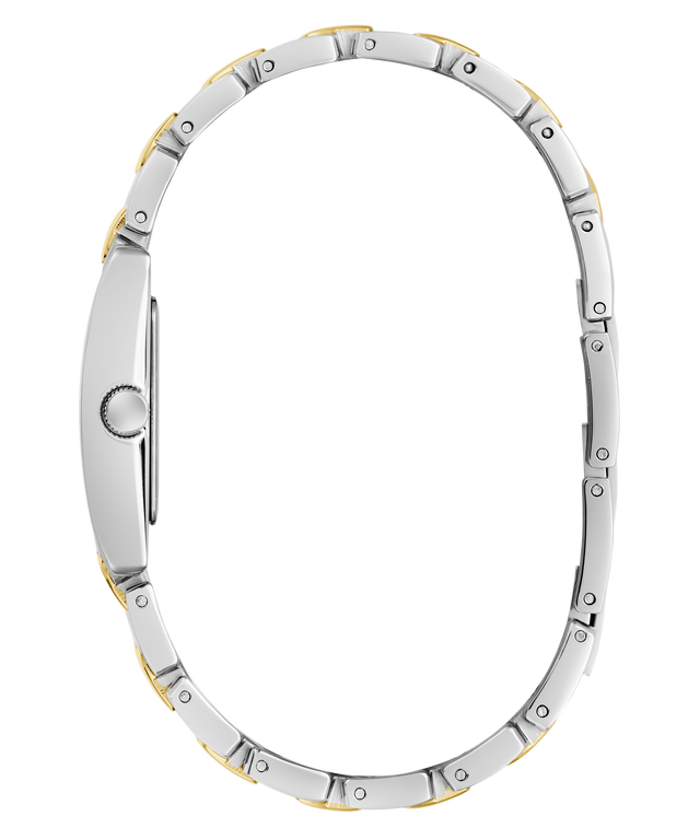GUESS Ladies 2-Tone Silver Tone Analog Watch side view