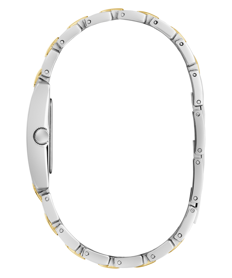 GUESS Ladies 2-Tone Silver Tone Analog Watch side view