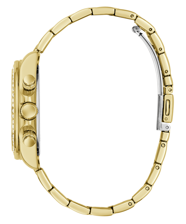 GUESS Ladies Victoria Gold Tone Multi-Function Watch