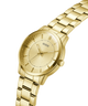 Gold watch with a transparent background lifestyle