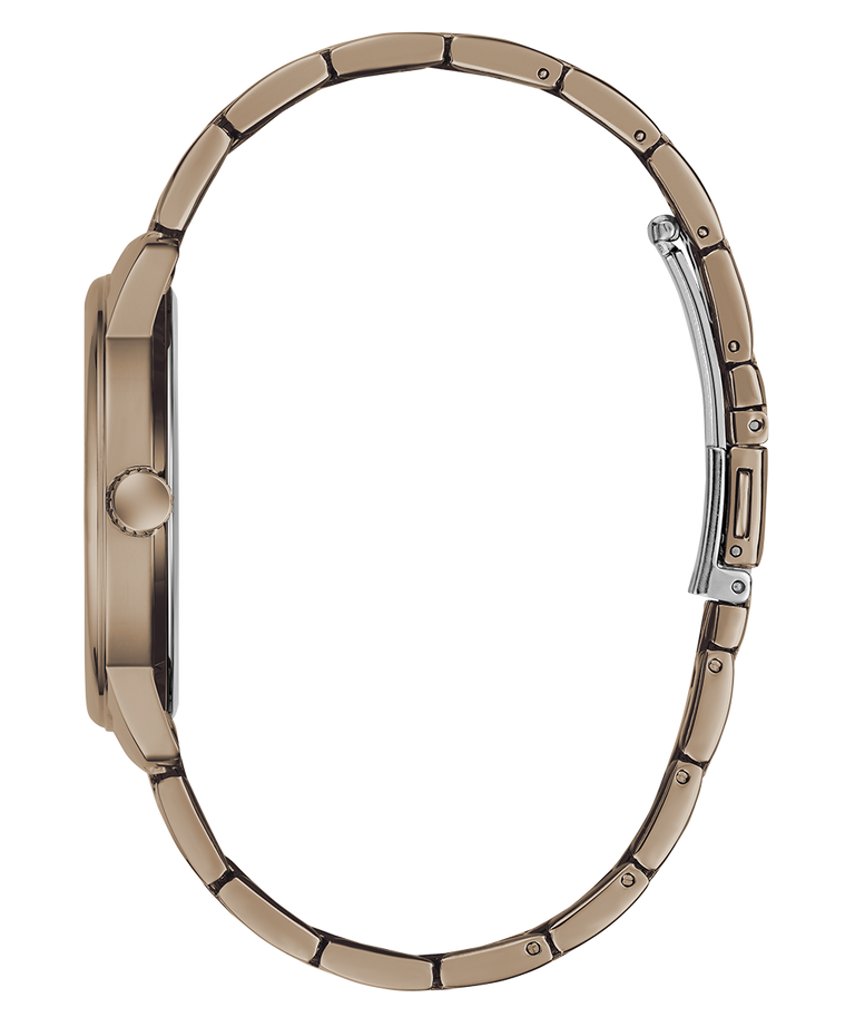 GUESS Mens Coffee Analog Watchcase on a white background