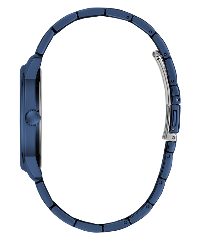 Blue watch strap on a transparent background