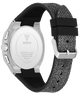 GUESS Mens Black Silver Tone Multi-function Watch
