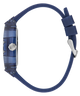 Blue GUESS Mens Blue Analog Watch with a strap on a white background