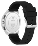 GUESS Mens Palmer Black Silver Tone Analog Watch side