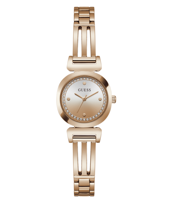 GUESS Ladies Rose Gold Tone Analog Watch