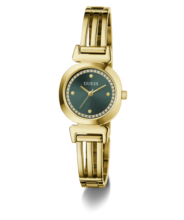 GUESS Ladies Gold Tone Analog Watch angle
