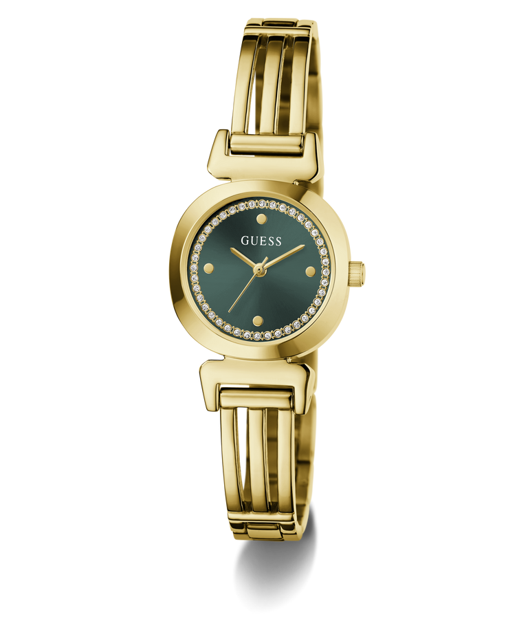 GUESS Ladies Gold Tone Analog Watch angle
