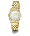 GUESS Ladies Jada Gold Tone Analog Watch angle