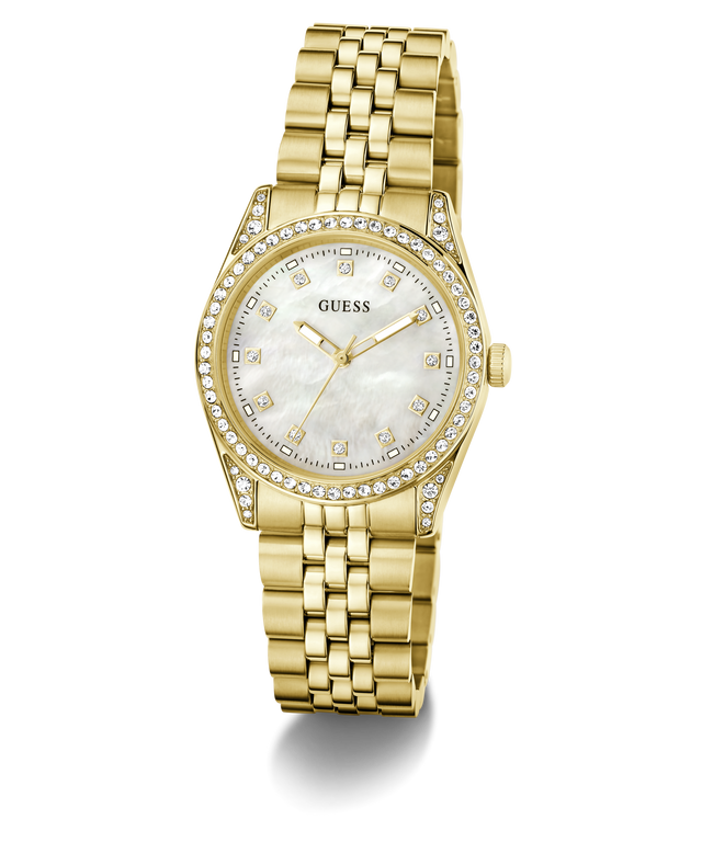 GUESS Ladies Jada Gold Tone Analog Watch angle
