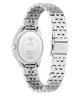 GUESS Ladies Silver Tone Analog Watch caseback