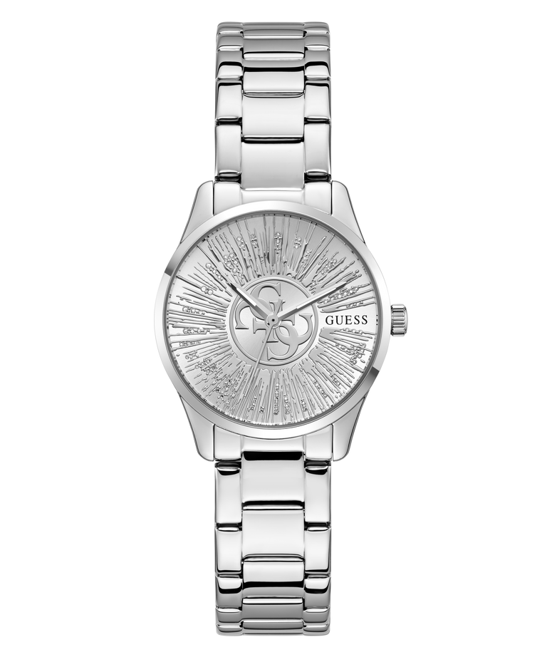 GUESS Ladies Silver Tone Analog Watch