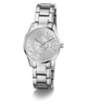 GUESS Ladies Silver Tone Analog Watch angle