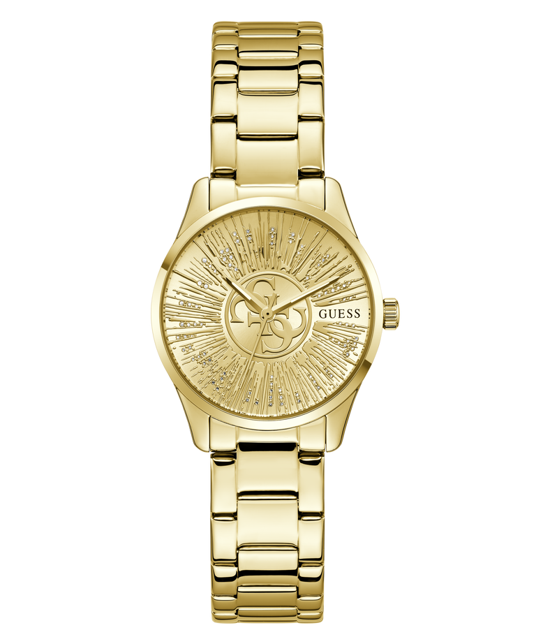 GUESS Ladies Gold Tone Analog Watch